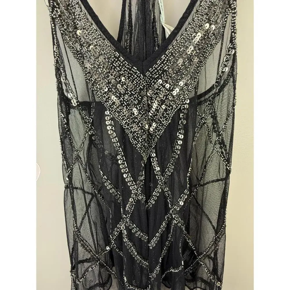 Kimchi Blue Sheer Embellished Tank - Size - Small - Picture 6 of 7